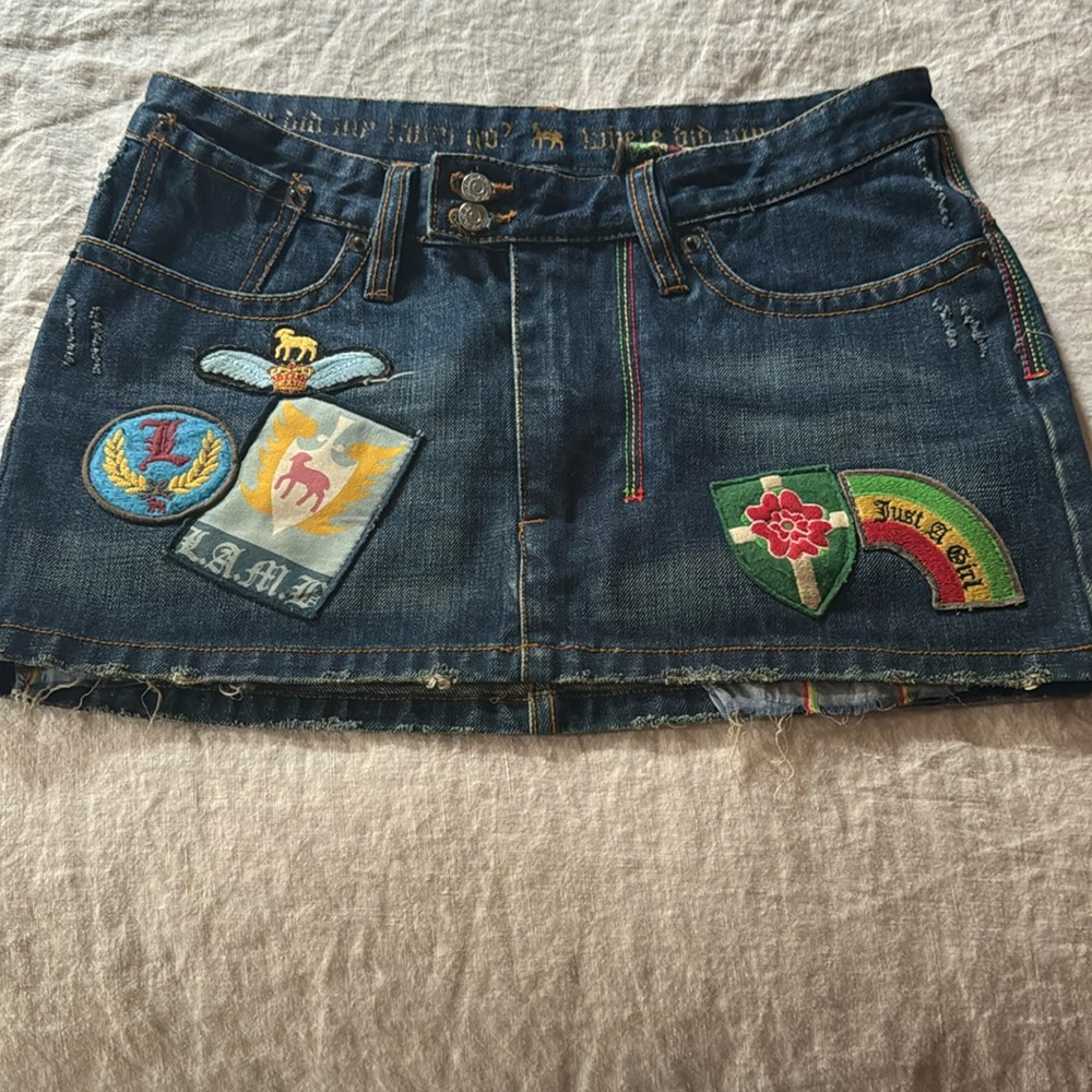 ✨🆕BNWOT!Vintage Lamb mini skirt by Gwen Stefani!Size 4!First Collection!